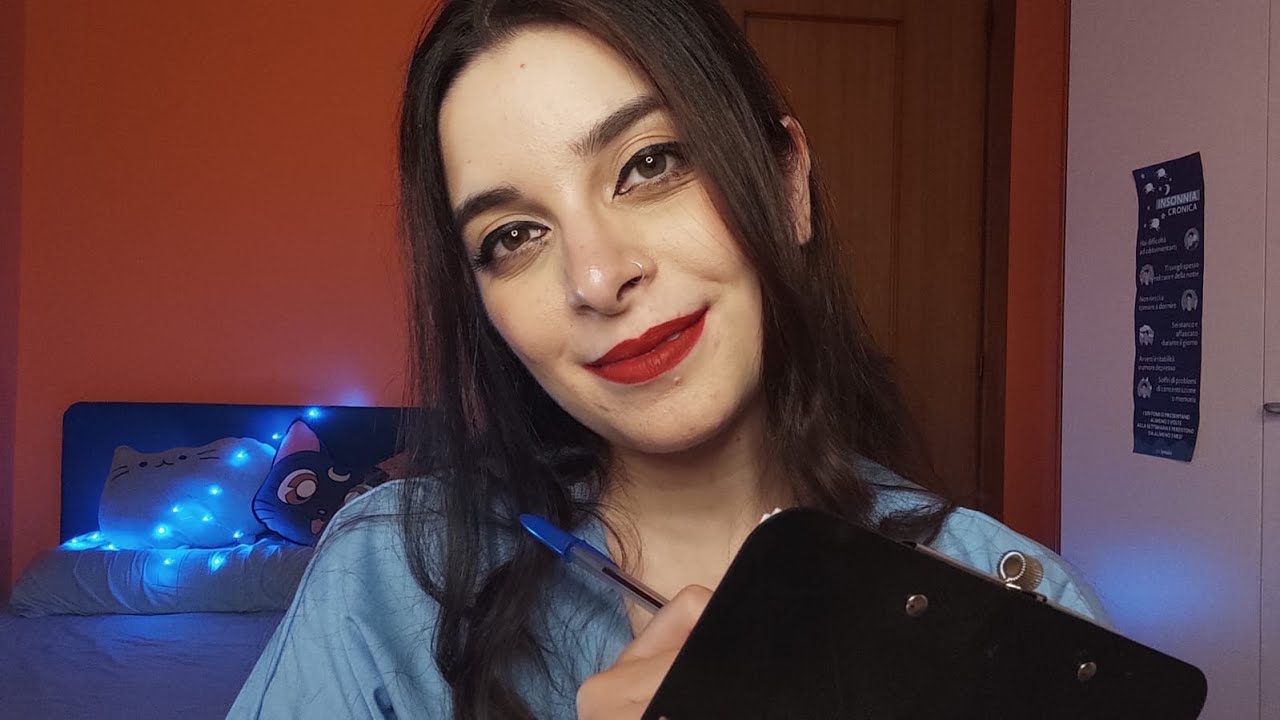 ASMR ita ROLEPLAY MEDICO | Benvenuto nella CLINICA DEL SONNO💕 Ti farò dormire | Medical Exam