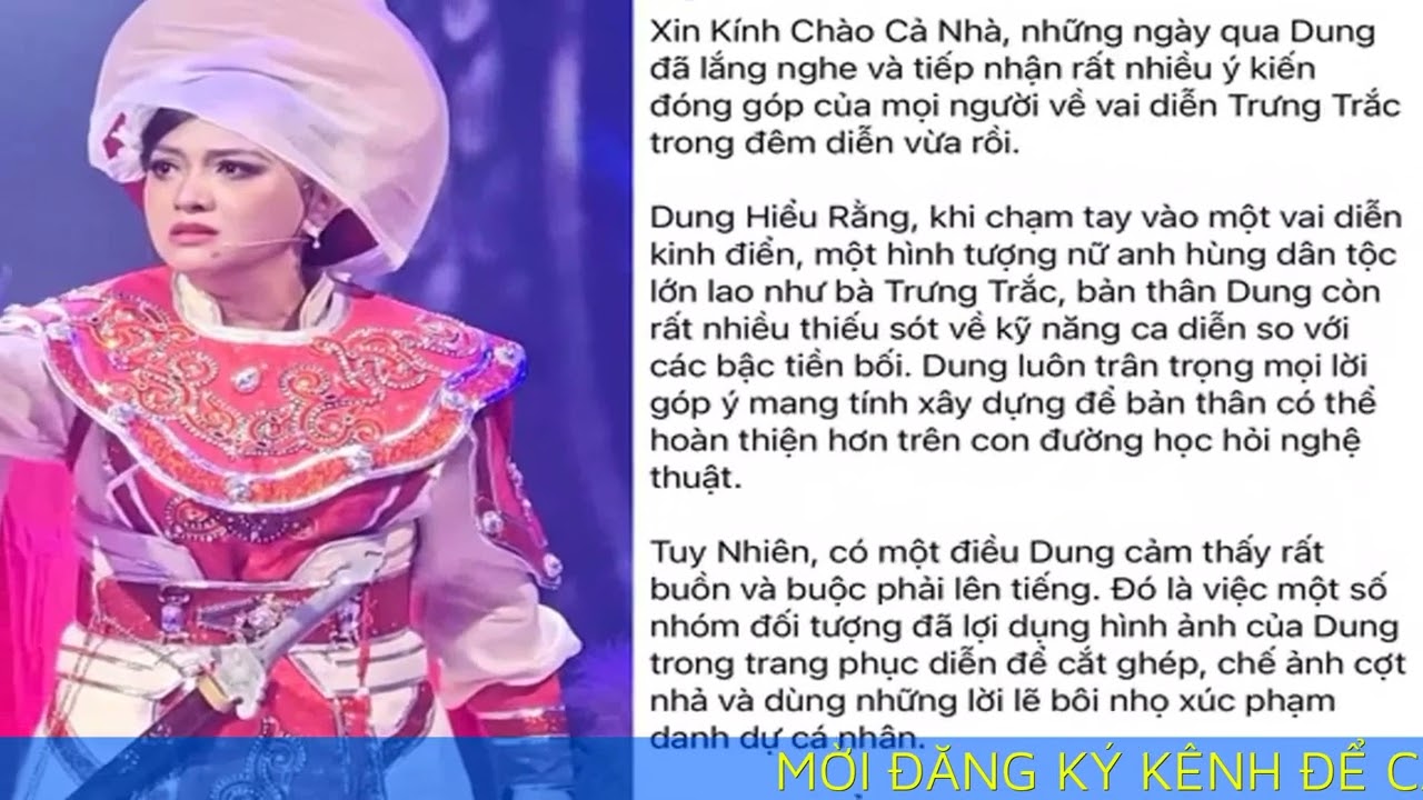 Cháu gái NSƯT Vũ Linh vấp tranh cãi gay gắt vì hát 'Tiếng trống Mê Linh'