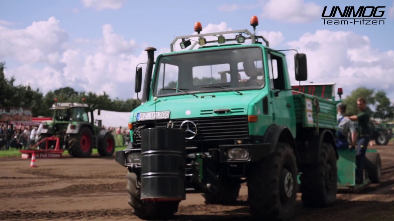 Full Pull Fitzen 2017 Unimog U1700 U1600 Fendt 1050 K700 Tractor Pullingg