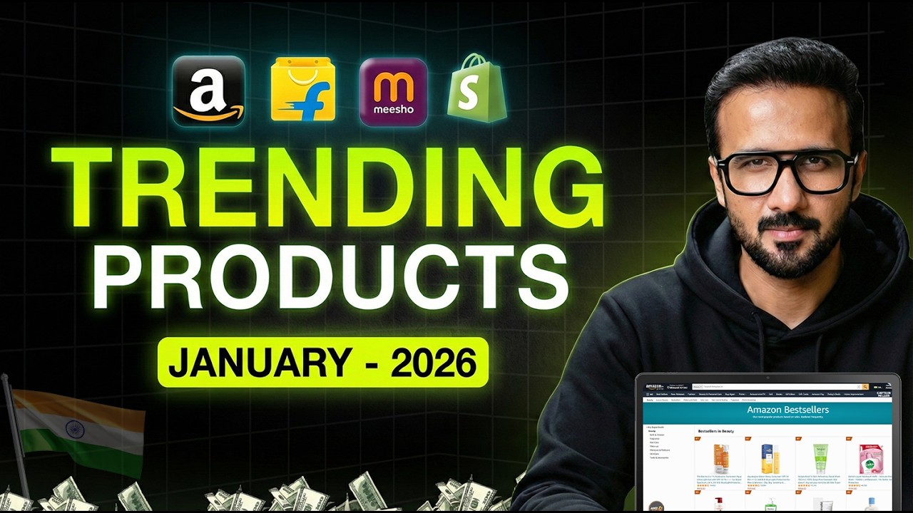 Best Selling Trending Products January 2026 ✅ Ecommerce Business 💼 Amazon, Flipkart & Meesho