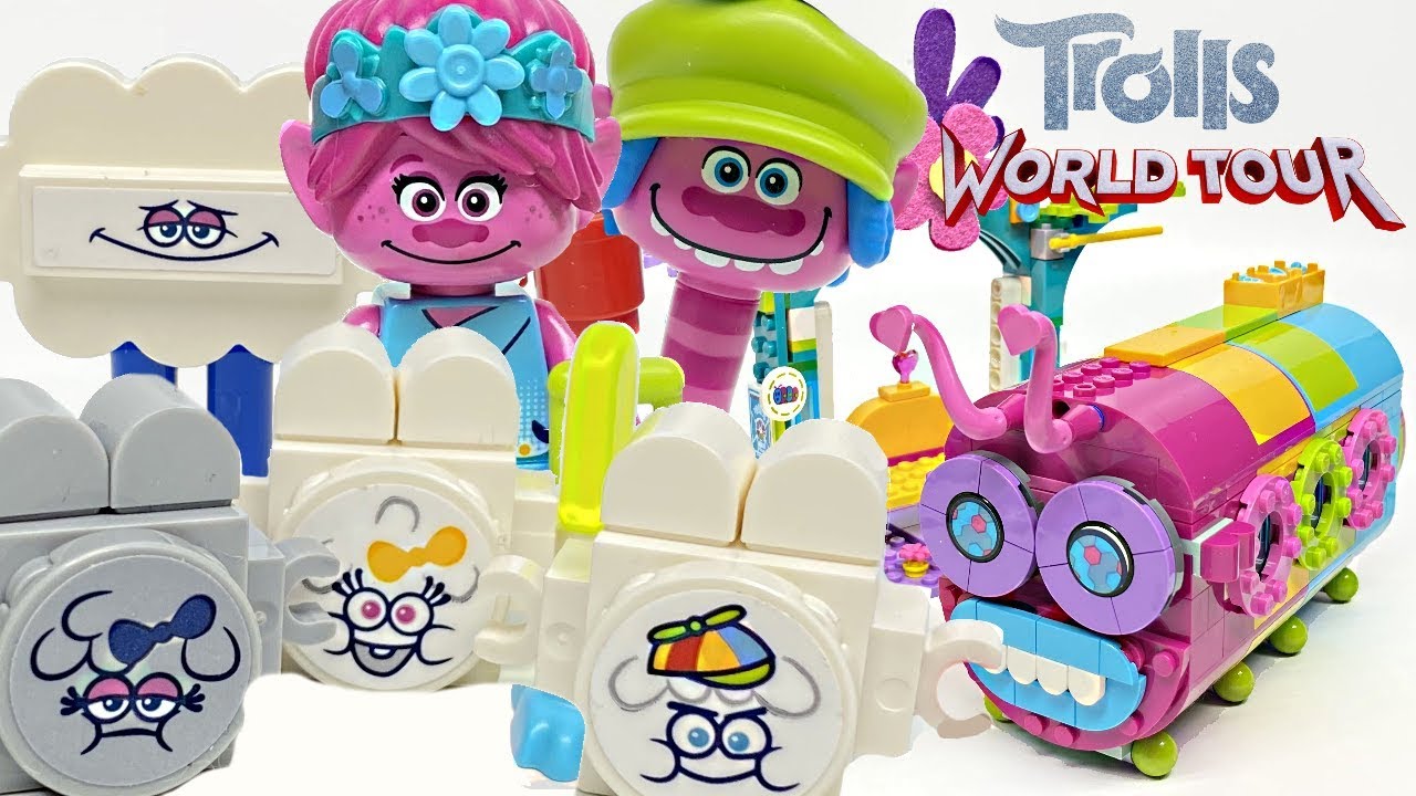 LEGO Trolls Rainbow Caterbus review! 2020 set 41256!