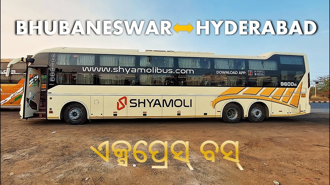 Bhubaneswar to Hyderabad Volvo 9600 Bus Journey 