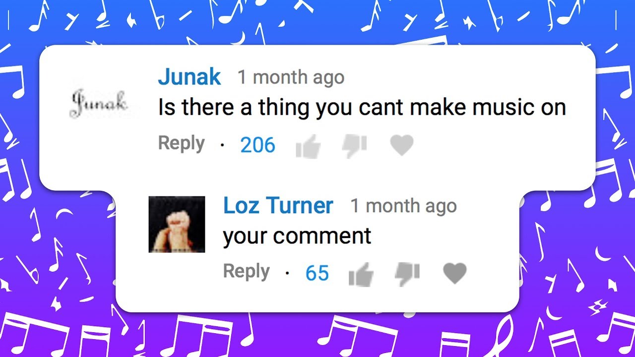 Turning A Youtube Comment Into Music