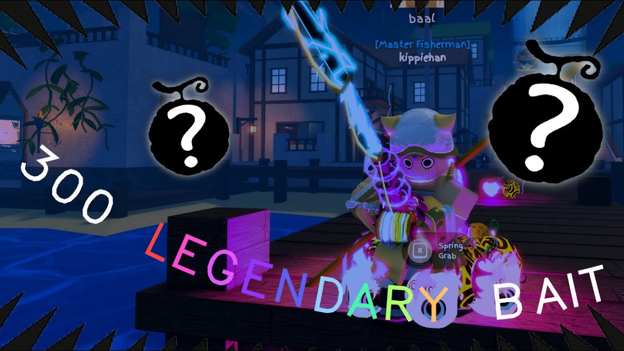 Using 300 LEGENDARY Fish Bait With DF Rod | Grand Piece Online