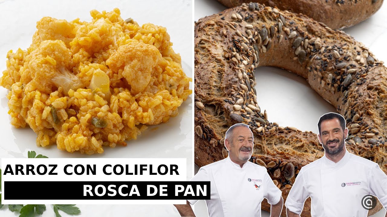 Arroz con coliflor y bacalao - Rosca de pan con semillas // con Karlos Arguiñano
