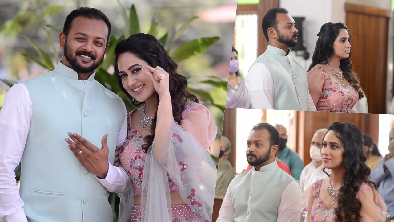 Actress Miya George Marriage Betrothal Ceremony Video