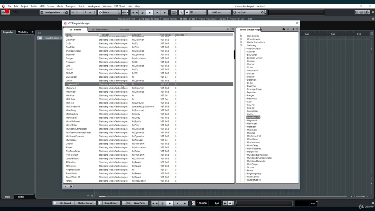 cubase rescan plugins