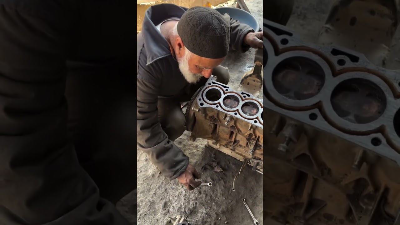 Cylinder Block Resurfacing: The Key to Restoring Engine Power! #mechanic #mechaniclife #tools #diy