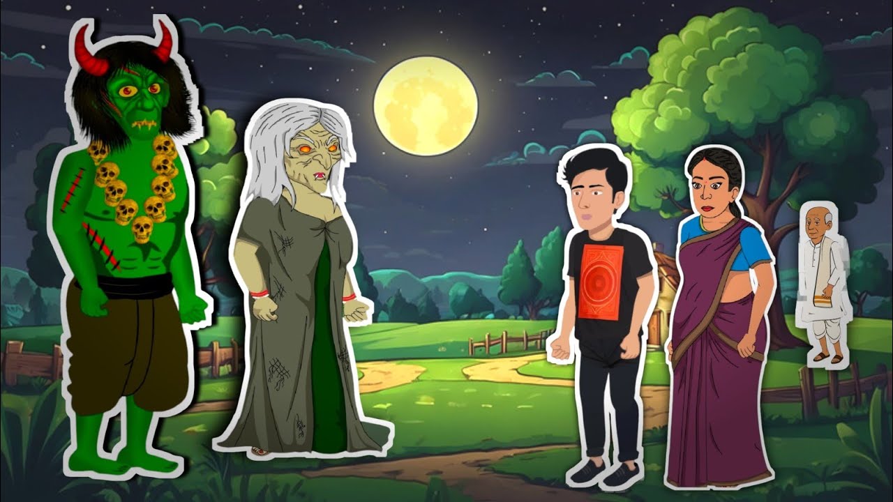 दो भूत और अधूरा काम | Ghost Cartoon Story in Hindi | Moral Story for Kids
