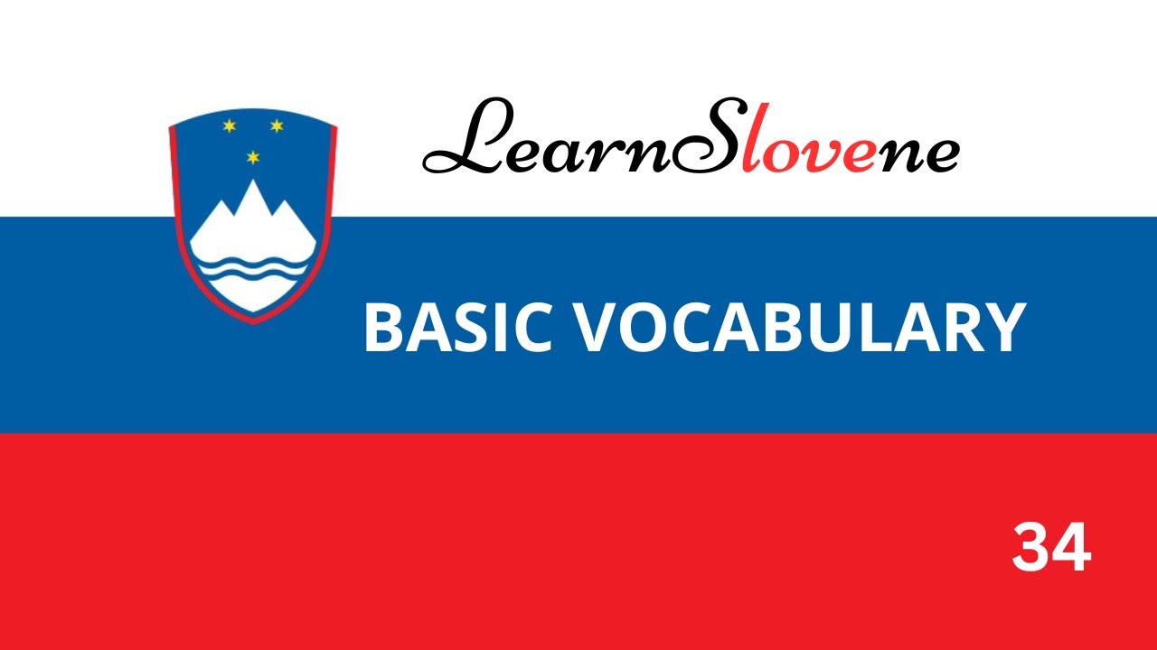 LEARN SLOVENE EP 34 : MOST COMMON SLOVENE VERBS GROUP 4