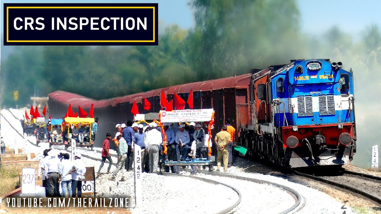HIGH SPEED TRIAL, Swift Trains & CRS Inspection | Tumkur - Arsikere | Indian Railways