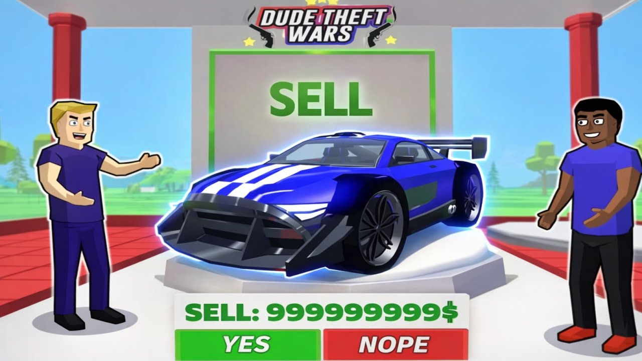 Jack Sells the MOST Expensive Car in Dude Theft Wars 😱💰 