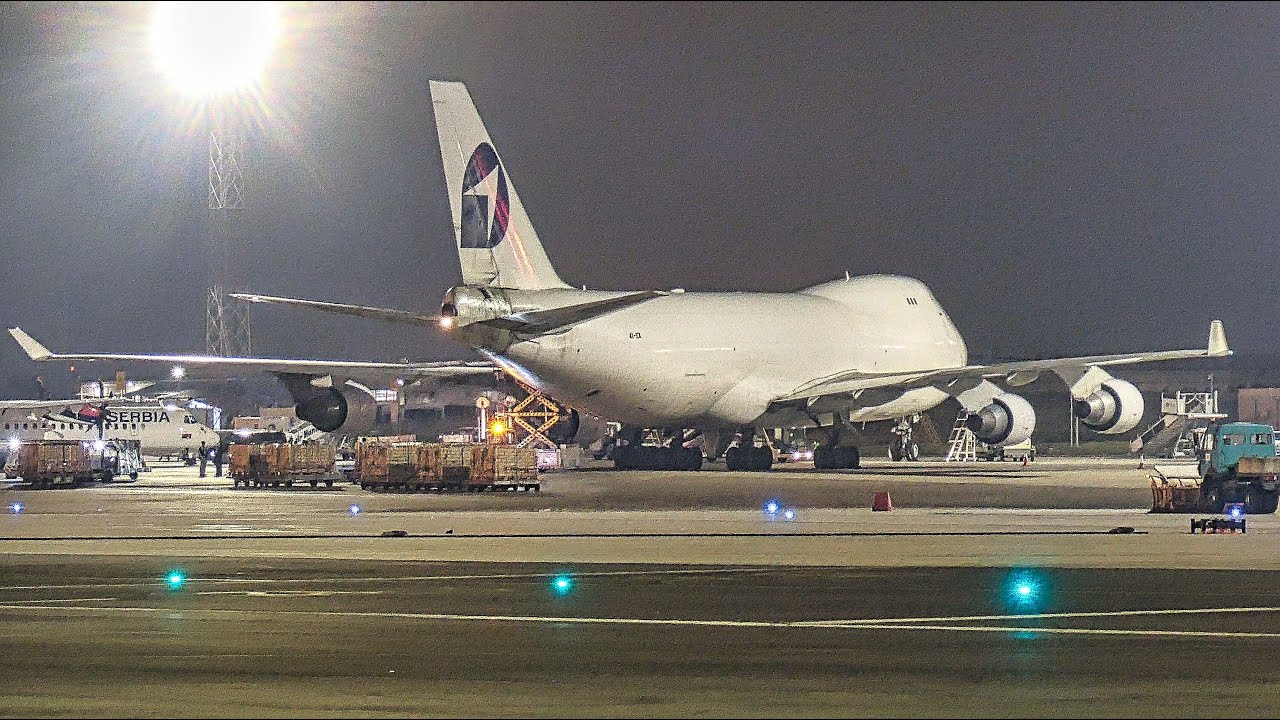 BELGRADE AIRPORT NIGHT OPERATIONS 🇷🇸 Ethiopian Boeing 787, Boeing 747, ATR 72 + MORE