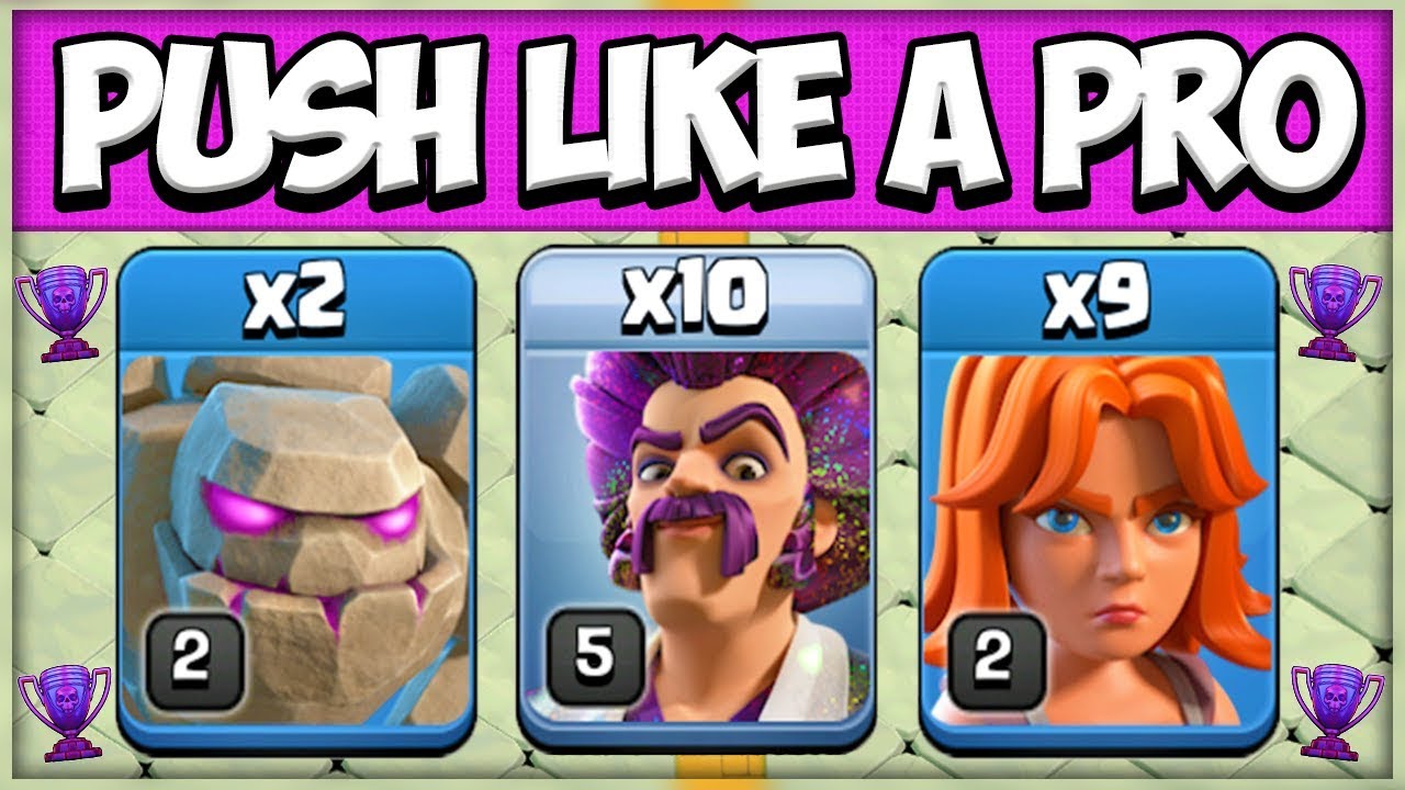 TH 8 Trophy Push Attack Strategy | Best TH 8 Army to go to Champion League in Clash of Clans