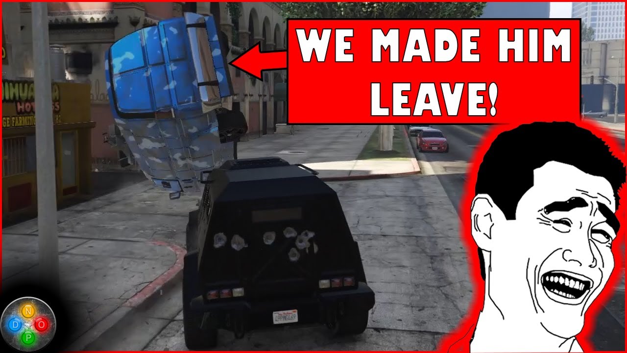 Заставляем пользователя фургона в режиме бога выйти из игры с @Mattaiyoh | GTA 5 Online