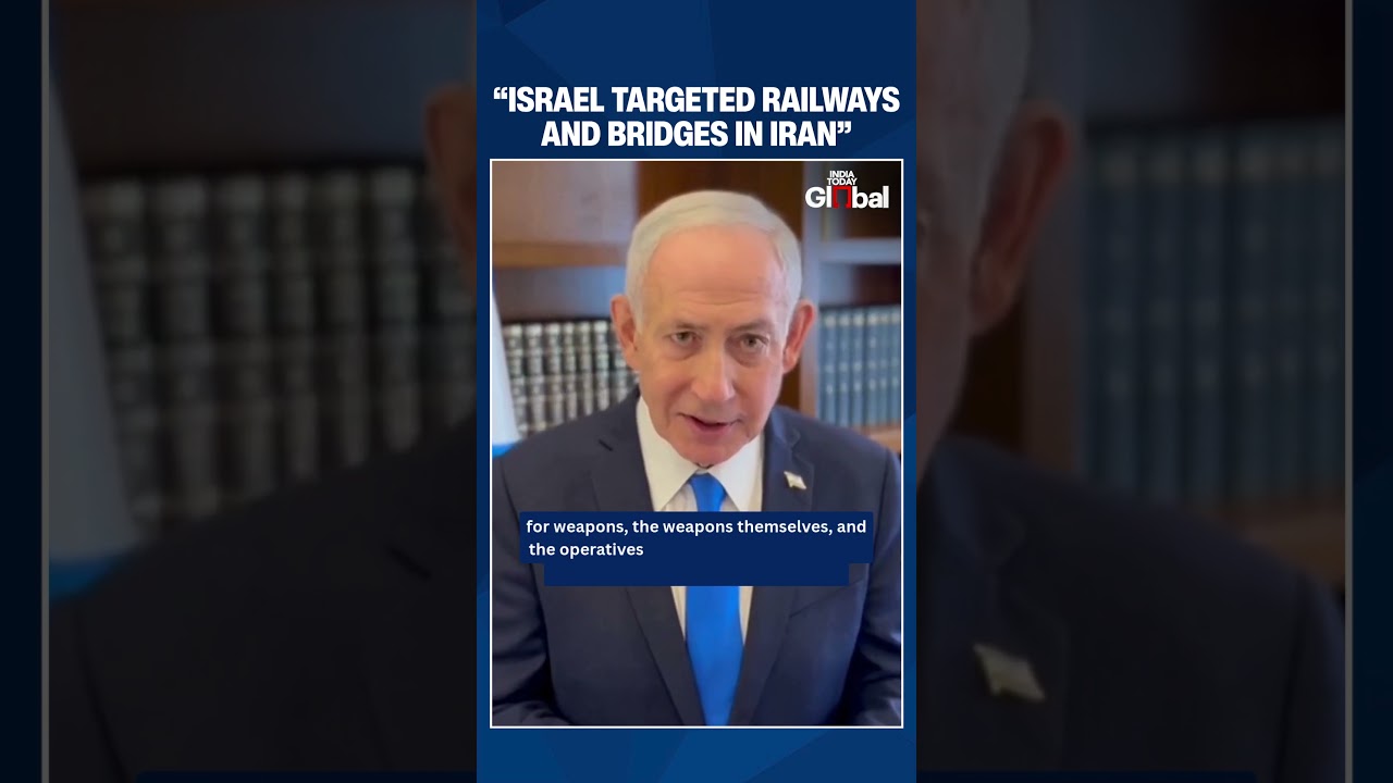 Israel Strikes Iran Railways, Bridges: Netanyahu Says Attacks Target Revolutionary Guards #iranwar