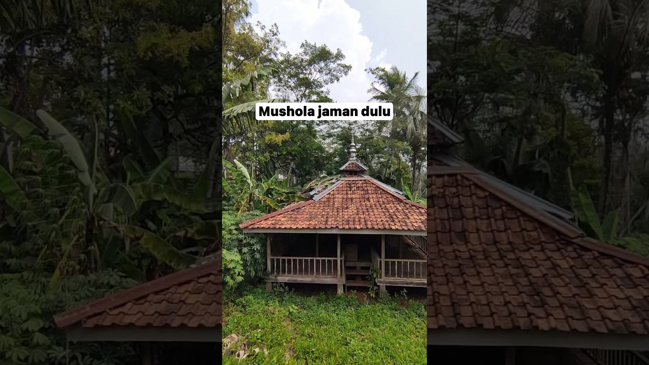 Langgar Jadul tepi desa 