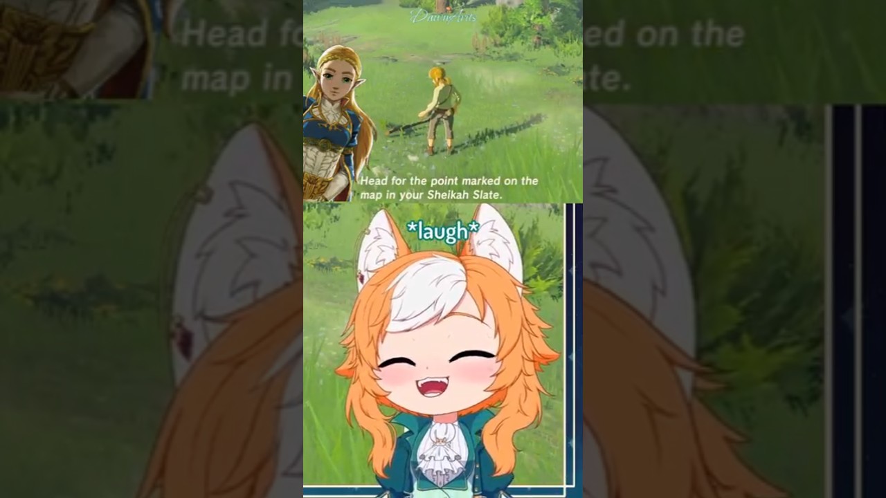 Zelda doesn't like my yapping #vtuber #envtuber #clips #twitch