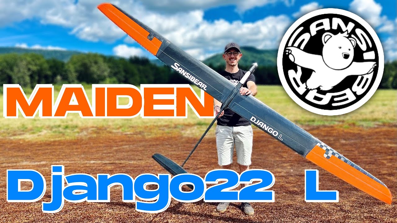 WINDY MAIDEN 3.0m GLIDER • Django22 L [30] RTF by SANSIBEAR 🐻 • (English/Français 4K)