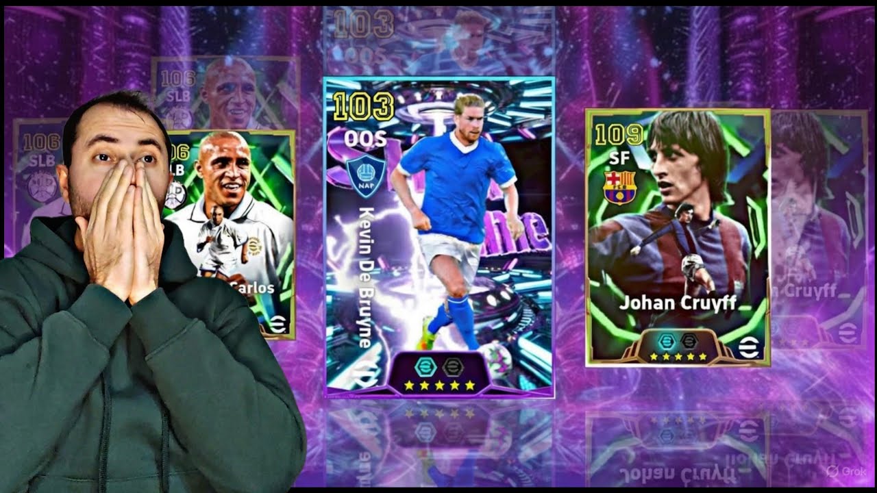 İNSAN MIYIZ BEYLER ? DE BRUYNE, CRUYFF,  ROBERTO CARLOS DENEME MAÇI 🔥 #efootball 