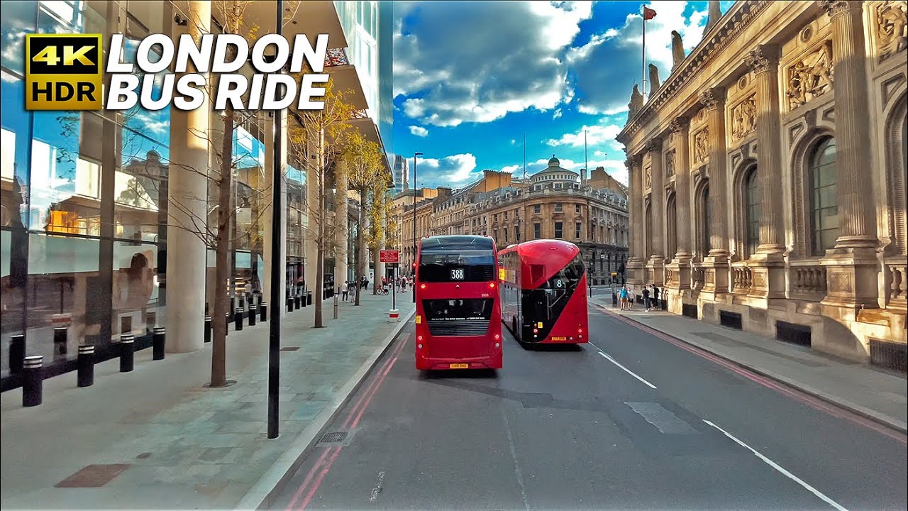 LONDON Bus Ride 🇬🇧 - Route 149 - Edmonton to London Bridge, via London's financial district 🏙