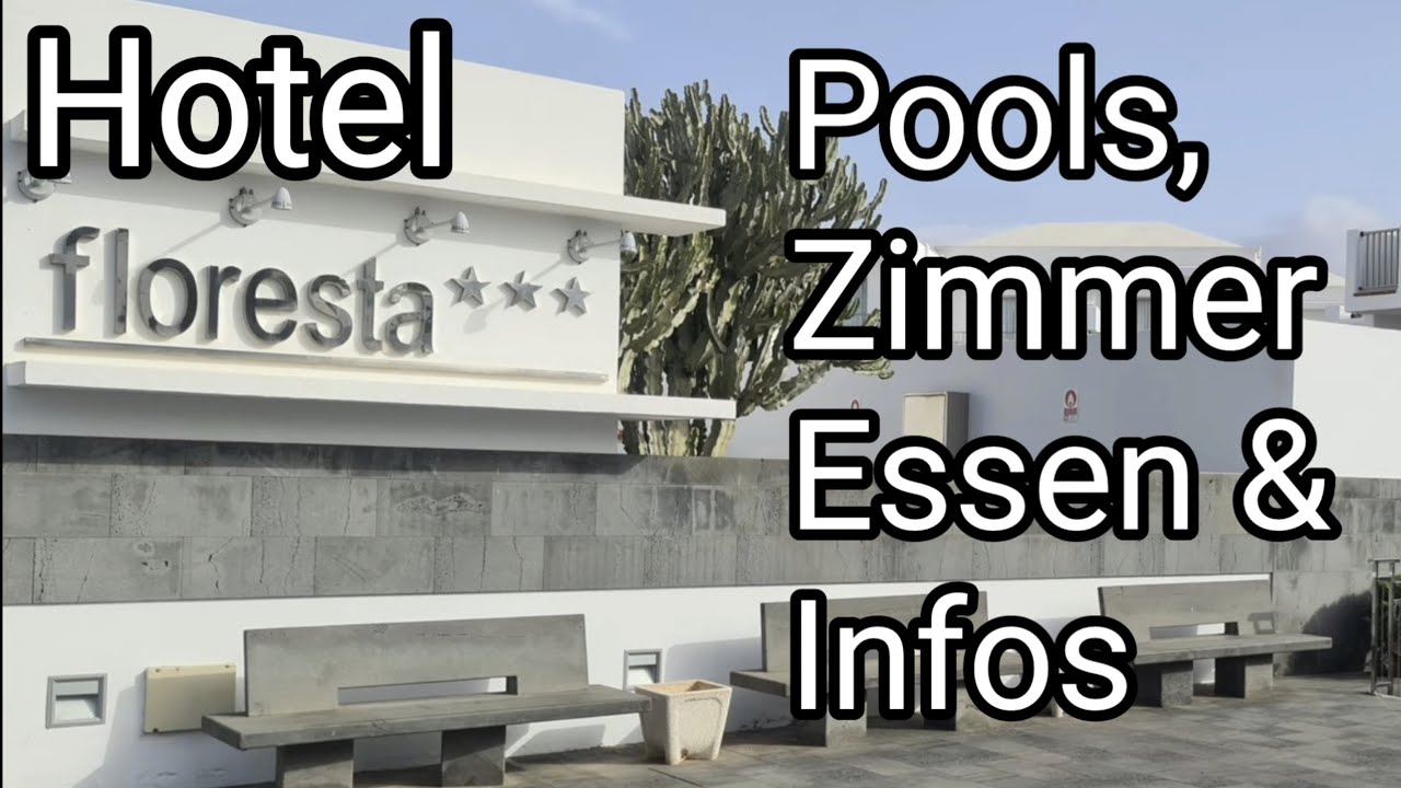 4K: Hotel Floresta *** in Puerto del Carmen - Hotel-Tour 03-2020 / Lanzarote - Kanarische Inseln