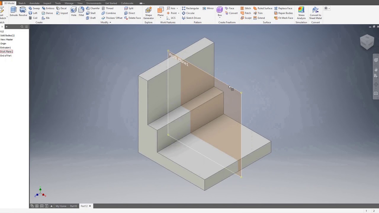 Isometric Inventor CAD Tutorial