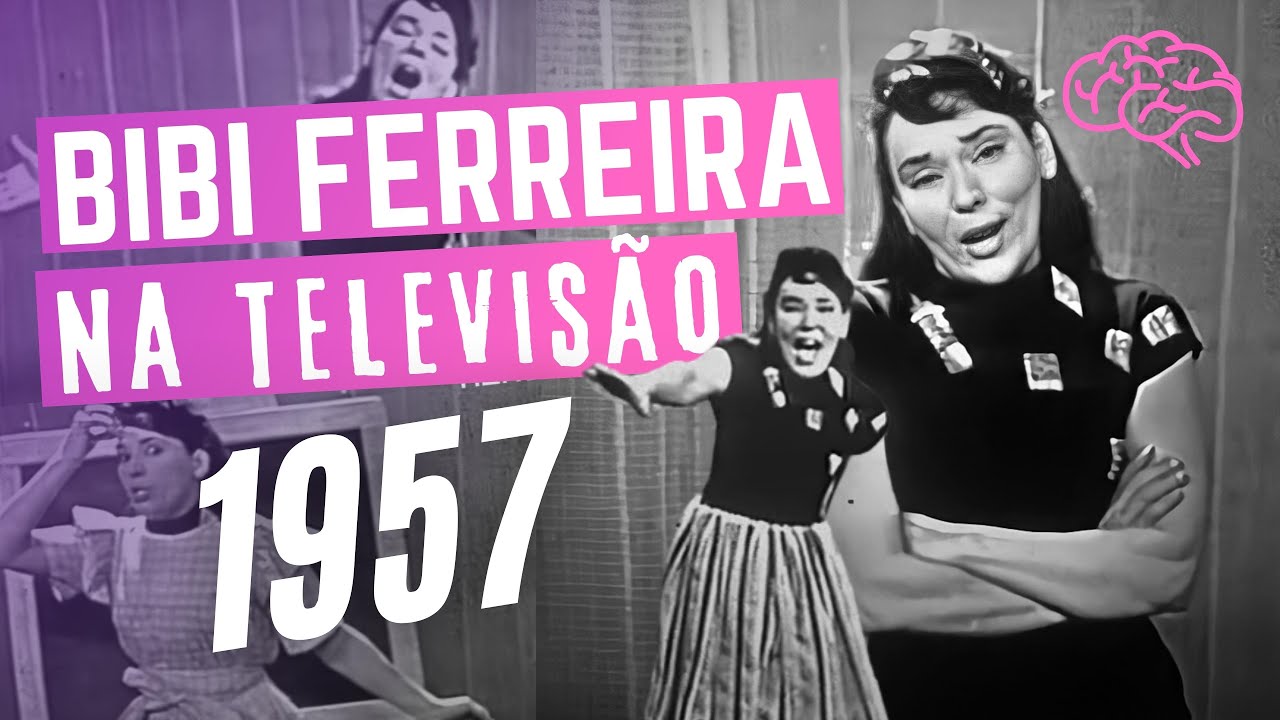 BIBI FERREIRA canta, dança e representa na televisão em 1957! [RARIDADE]
