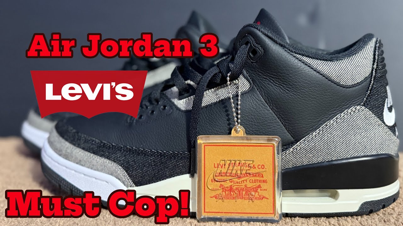 Полный обзор кроссовок Air Jordan 3 x Levi’s Black and White! И как они смотрятся на ногах. 🔥 #кр...