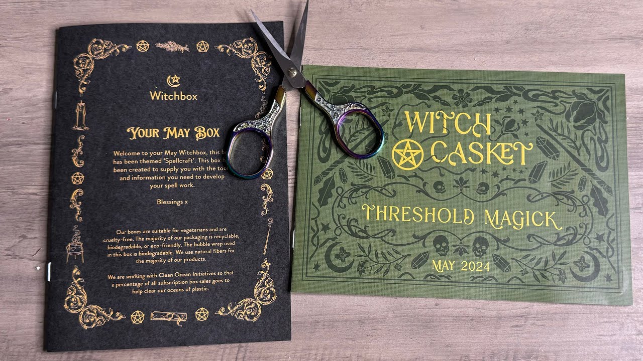 Witchbox V’s Witch Casket~ 2 U. K. #unboxing May 2024 SpellCraft V’s Threshold Magick