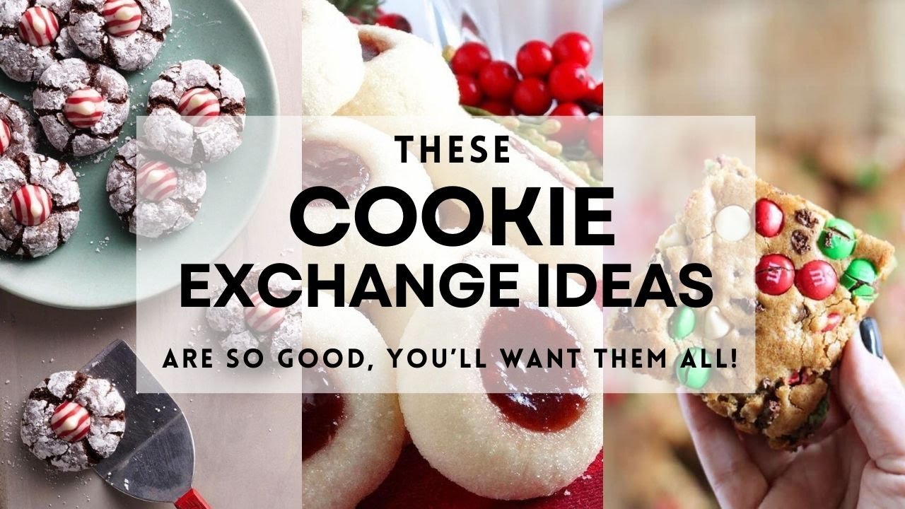 Simple CHRISTMAS COOKIE EXCHANGE IDEAS For Large Groups | You’ll Want Them All! 