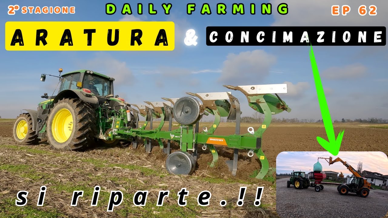 ARATURA si parte | campagna 2026 | prime concimazioni