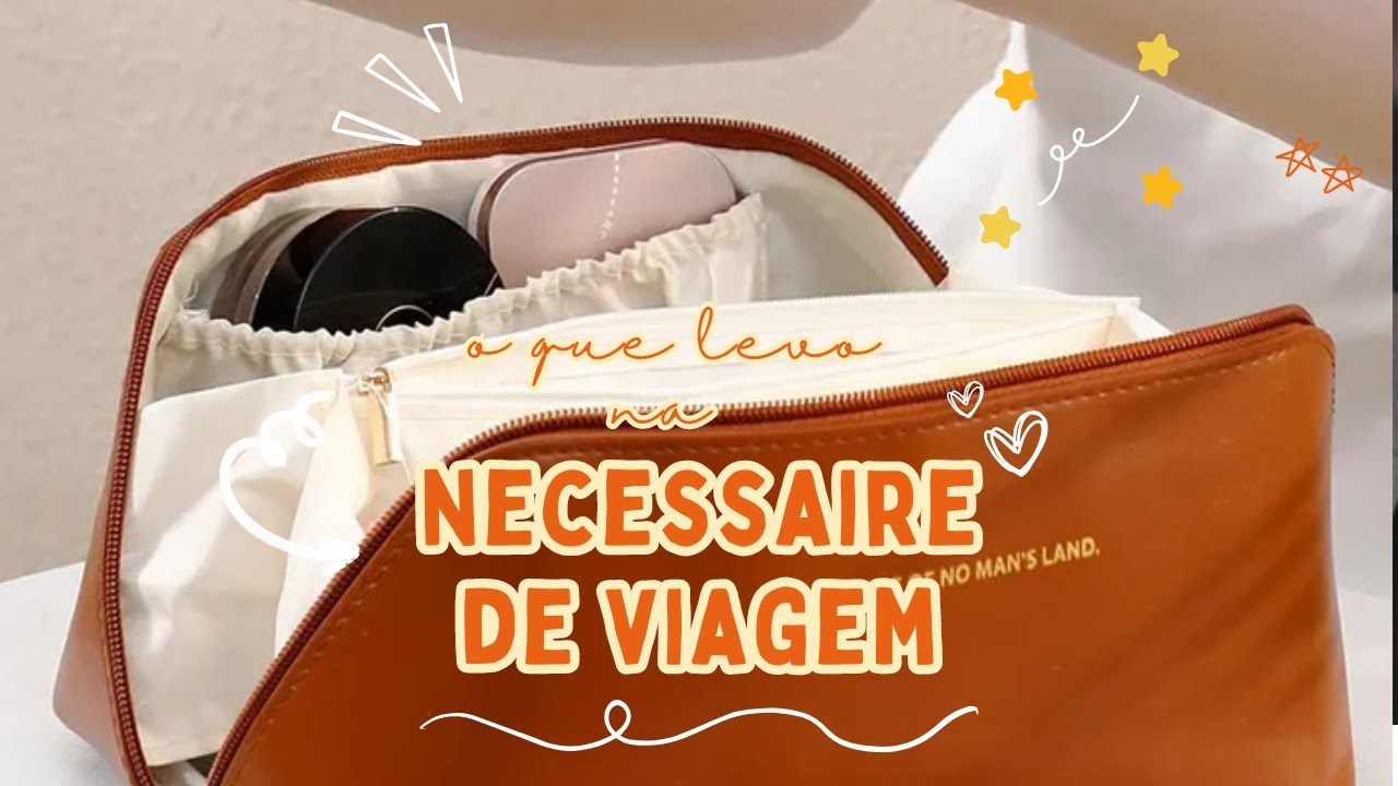 NECESSAIRE de Viagem | O que levo na minha necessaire para voos longos! #necessaire #viagem