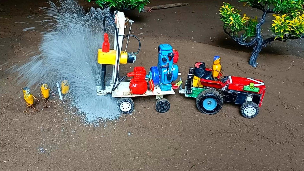 tractor borewell drilling machine || boring machine  part 2