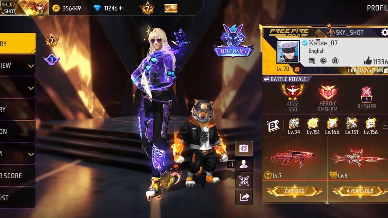 Raw Video for no purpose ll Garena Free fire max ll Gamingwithkrish297