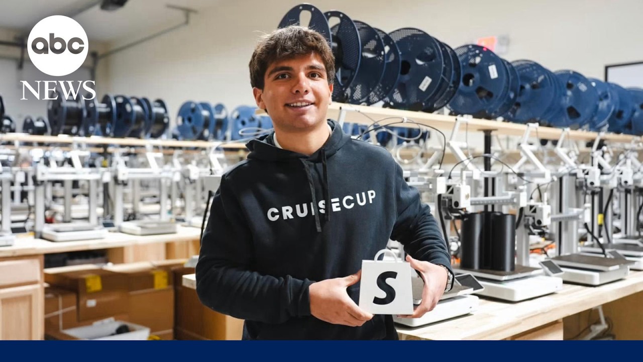 Teen on how he turned 3D printing idea into a profitable business