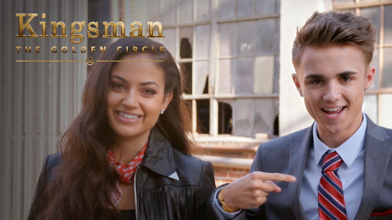 Kingsman: The Golden Circle | Jake Mitchell and Inanna Sarkis Attempt Kingsman Level Stunts