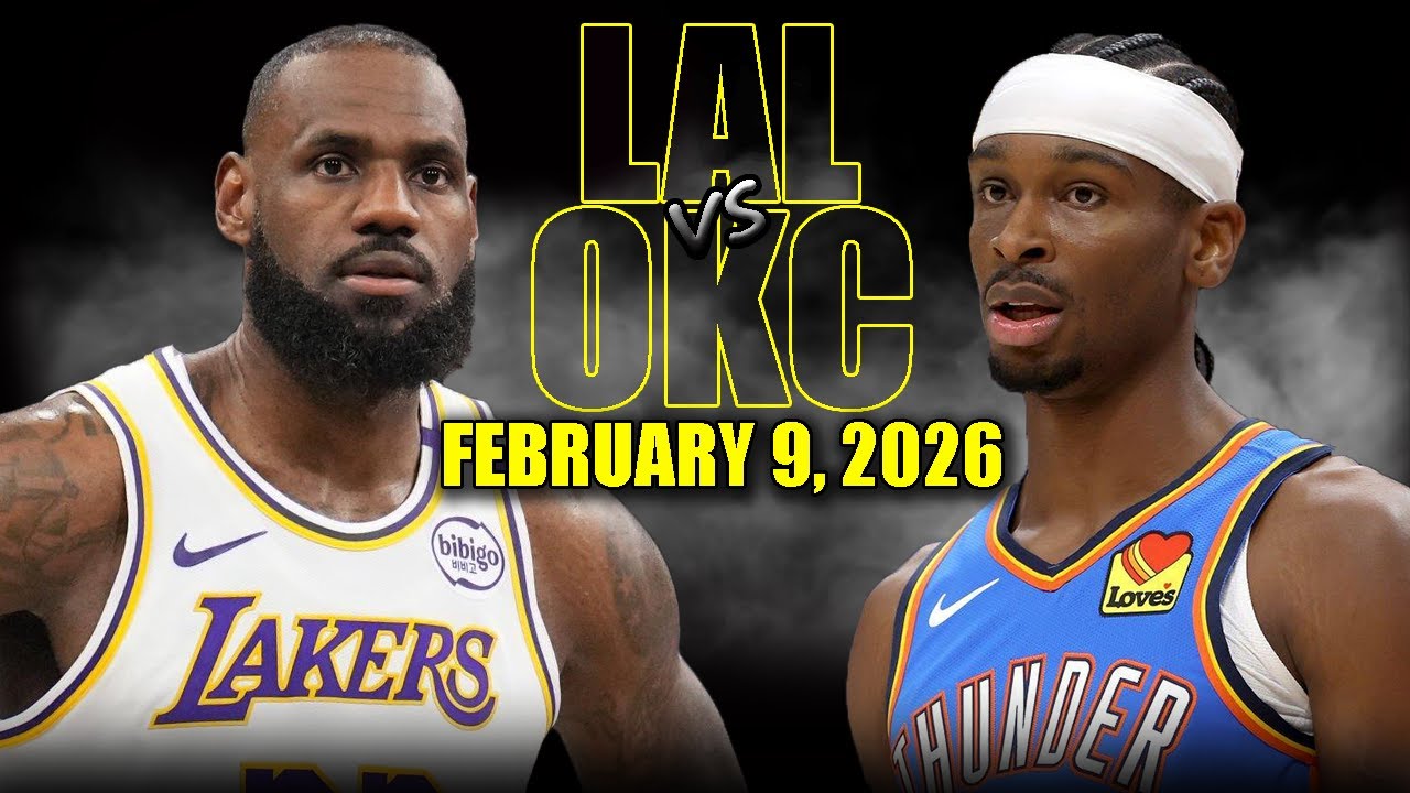 Los Angeles Lakers vs Oklahoma City Thunder Full Game Highlights – February 9, 2026 | NBA Season