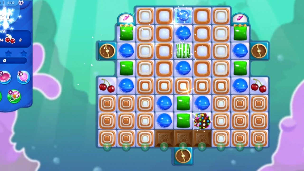 Candy Crush Saga Gameplay Blue and Green Combo | Level 441 - 445 | Candy Game | RASEEN'S GAMES
