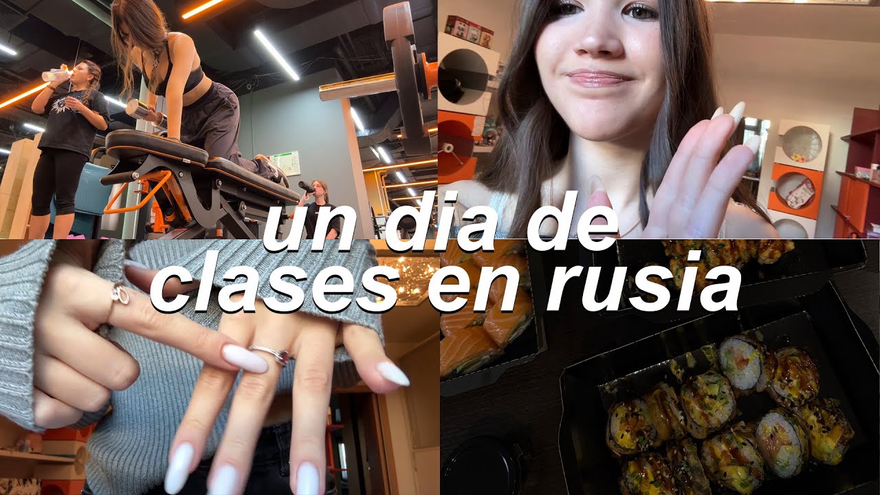 VLOG | intentando ser productiva | un dia conmigo estudiando en rusia 🇷🇺