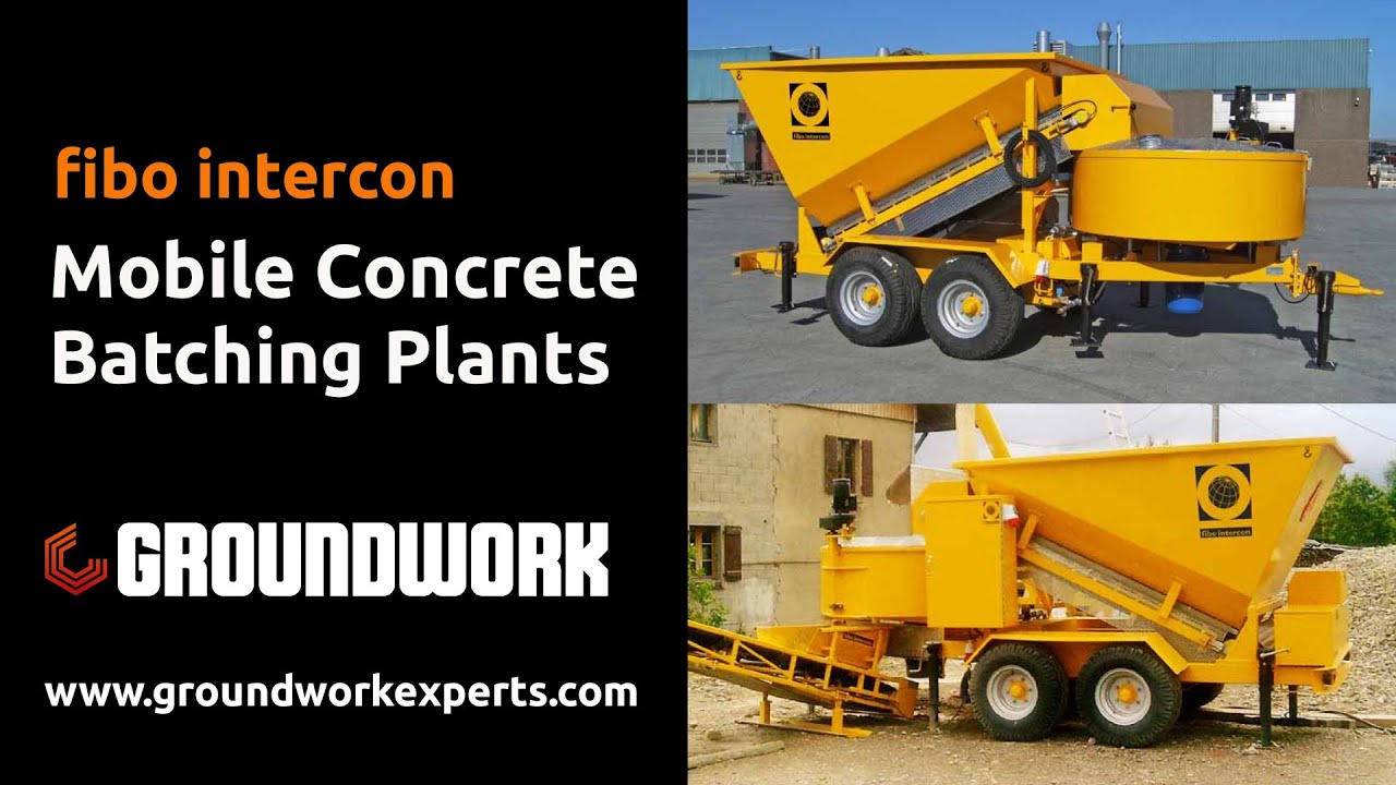 Produce More With Groundworks Mobile Concrete Batching Plants