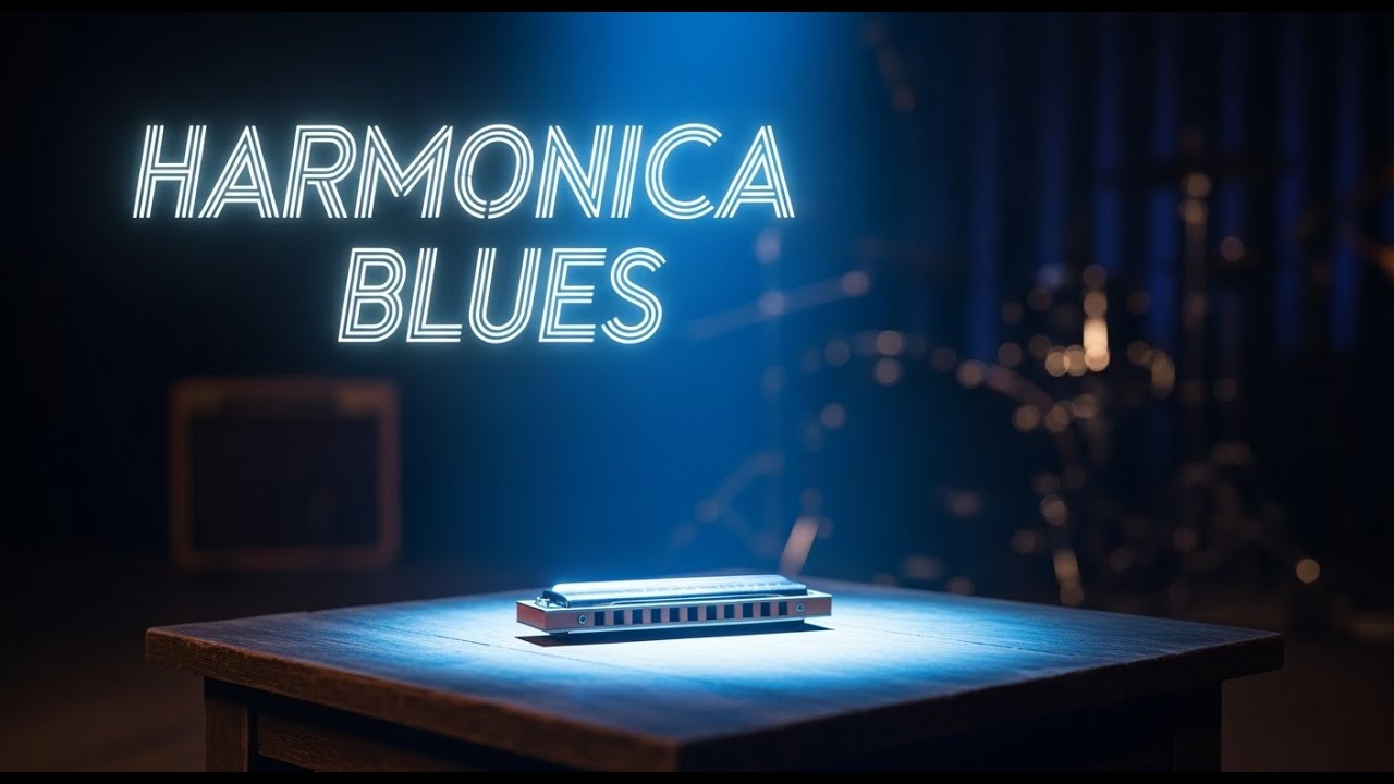 Harmonica Blues Session – Stillness Beneath a Wide Sky