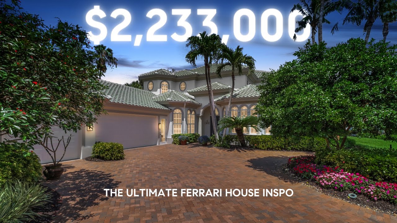 Tour Bonita Bay Mega Mansion | Inspired By The Original Ferrari House | Rare Ultra-Luxury Estate