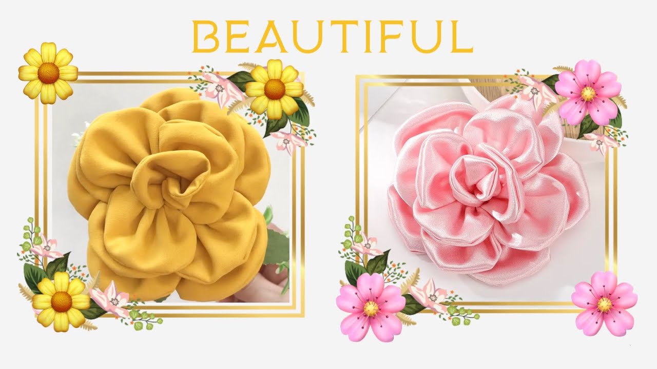 🌼🌸Fabric flower hair clip🌸🌼