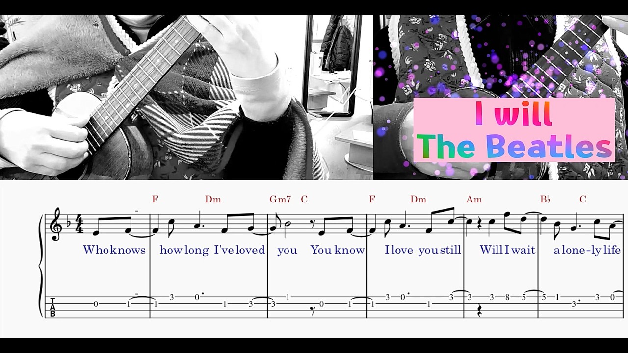 The Beatles 79/I will/반주커버영상