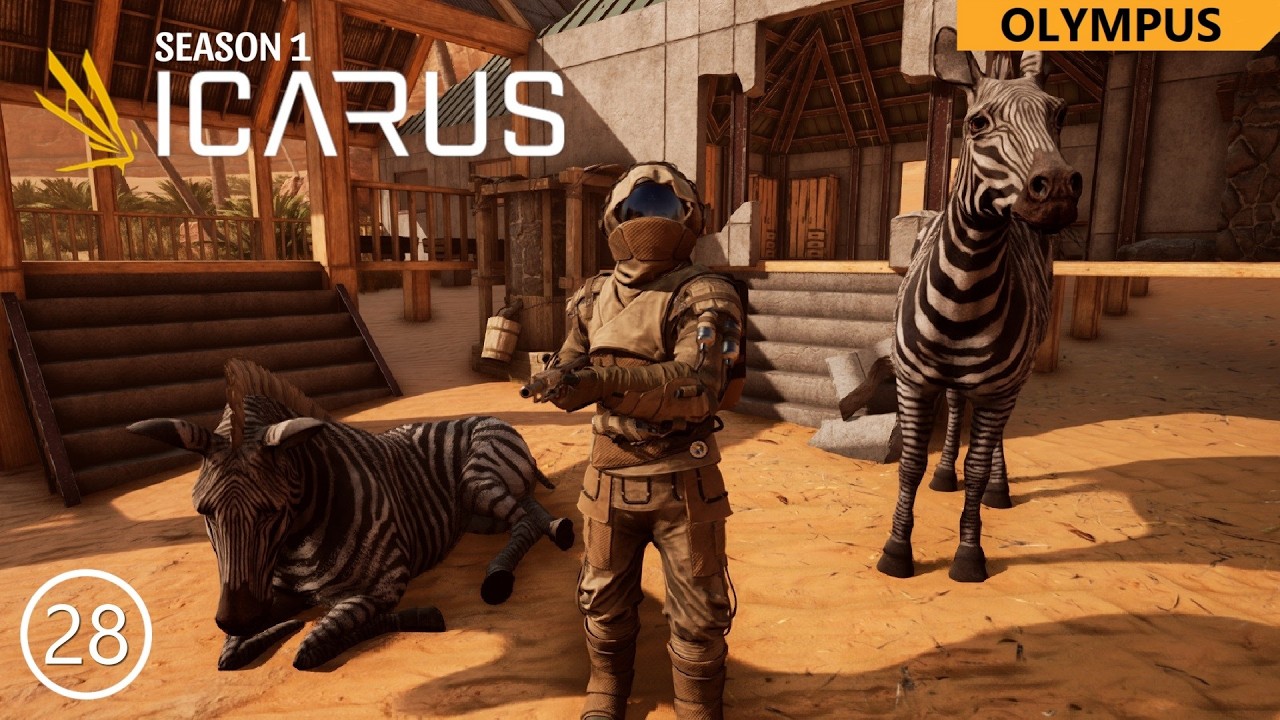Death In the Desert! Relocated: Zebra Rescue Mission! - Episode 28 (Icarus: Season 1 - Olympus)