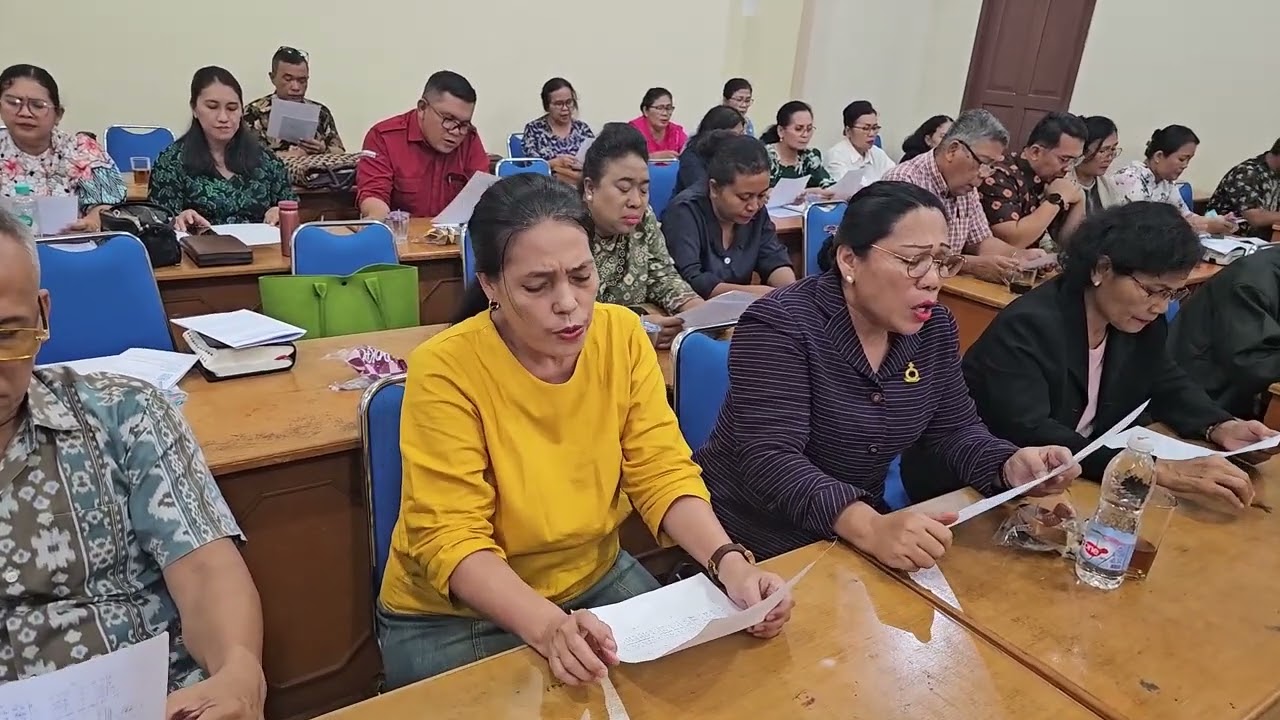 Latihan Koor Parhalado Untuk Partangiangan Passion 3, Setelah Selesai PA Sermon, 13 Maret 2026