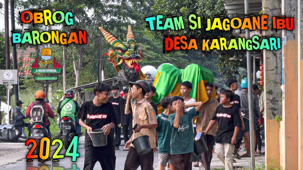 Obrog Barongan TEAM SI JAGOANE IBU Desa Karangsari 2024 ❗️ Obrog Cirebon