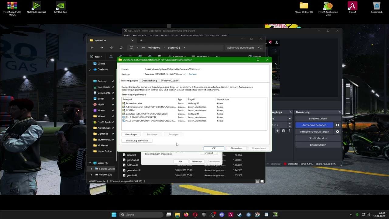 GameBarPresenceWriter Ausschalten in 1 - 2 Minuten