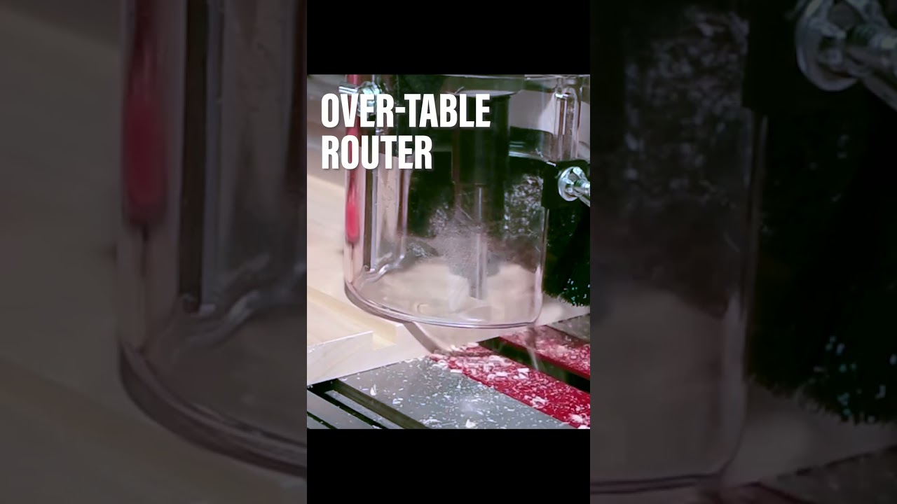 Lathe to Over-Table Router in Seconds! ✨ #Shopsmith&nbsp;#Mark7 #woodworking